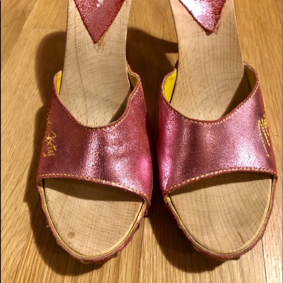 MISS SIXTY METALLIC PINK SANDALS - Picture 2 of 4